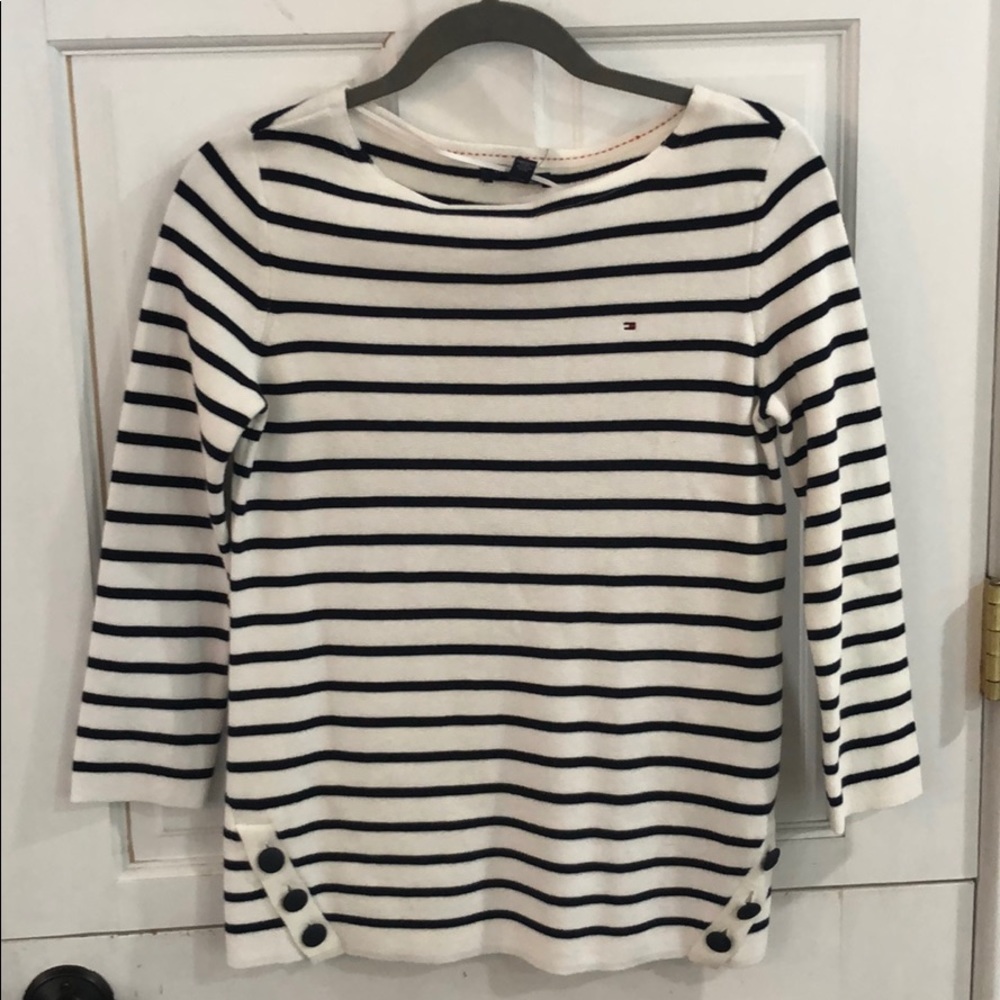 Authentic Tommy Hilfiger boat neck sweater